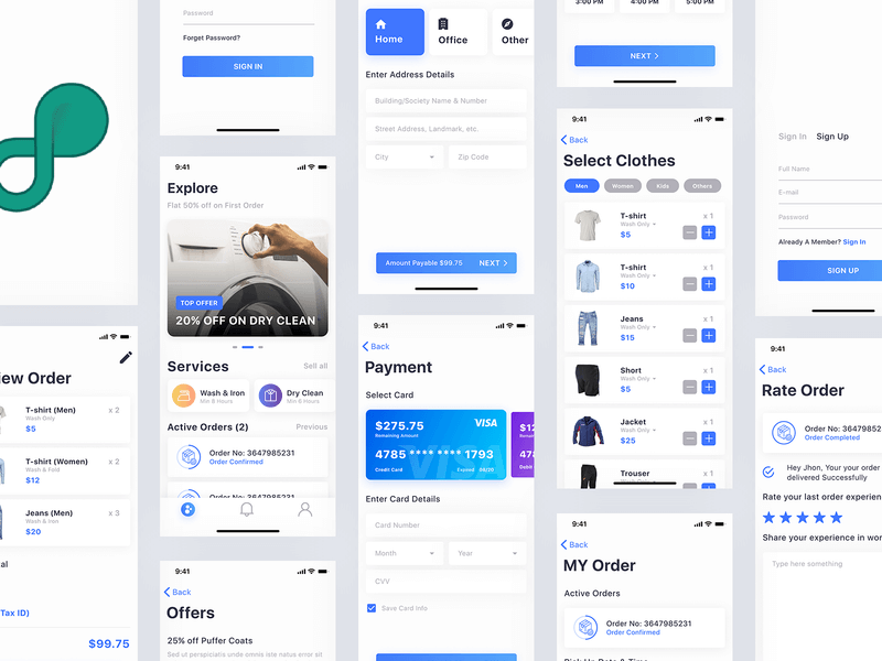 Features of ondemand laundry mobile app and its development cost in 2022
